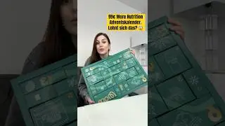 More Nutrition Adventskalender 2024. Lohnen sich 99&euro; 😱? #morenutrition #adventskalenderunboxing
