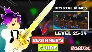 ROBLOX | BLADE QUEST - CRYSTAL MINES BEGINNER'S GUIDE - HOW TO BUG MONSTERS AND CLEAR FASTER?