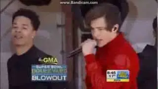 Austin Mahone Performs Mmm Yeah on Good Morning America #GMAustin