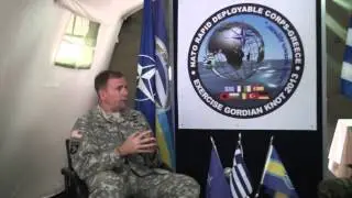 Commander LANDCOM Interviewed by NRDC-GR Public Affairs