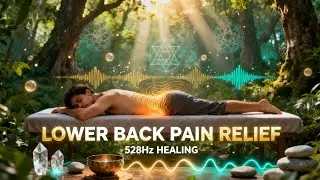 Lower Back Pain Relief Music 528Hz 🌿 Healing Frequencies | Muscle Relaxation, Pain Relief Music