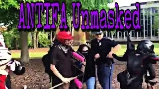 ANTIFA  unmasked: Police enforce the law.
