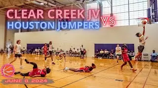 Clear Creek HS JV vs Houston Jumpers at the Rob Lanier Basketball Team Camp at Rice University.