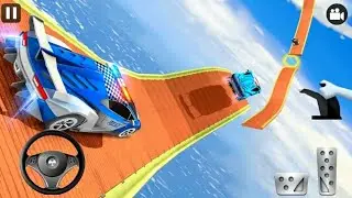 Police Car Stunt - Impossible Car Stunt Games 2022 - Mobile Gameplay