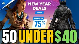 50 Under $40! | Playstation New Year Deals 2026