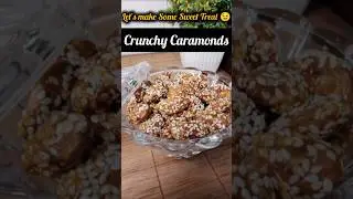 Let's Enjoy Winters | Crunchy n Healthy Almond bites| Caramelized Almonds#nuts #health #viralshorts