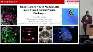Alex Bataller: Online Monitor of Molten Salts using Fiber Coupled Plasma Discharge @ ORNL MSRW 2023