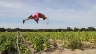 Front Flip off ladder fail!