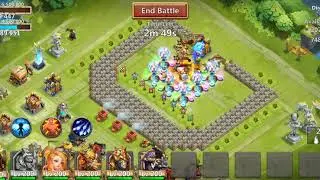 Anubis and Doom Balloon Game play - Castle Clash