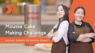 Foodmate Instant Gelatin vs. Gelatin Sheets | Mousse Cake Making Challenge