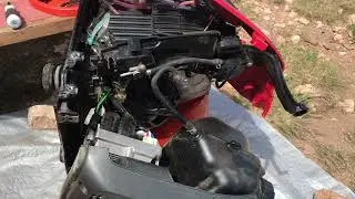 Redneck Honda 2200i Generator temporary gas leak Fix