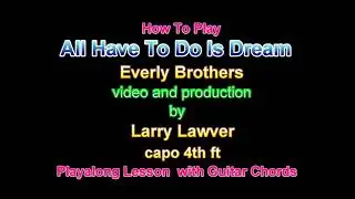 All I Have To Do Is Dream, The Everly Brothers
