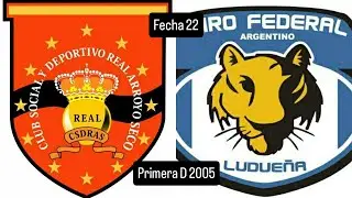 PES 6 ( Fecha 22 - Real Arroyo Seco vs Tiro Federal ) Primera D 2005 con Tiro Federal 