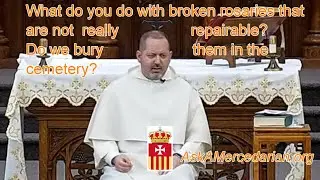 What do you do with broken rosaries that are not repairable?