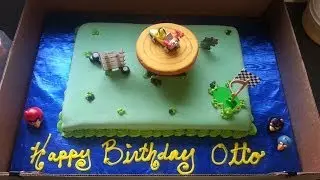 Angry Birds cake build