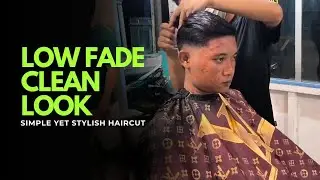  VLOG-1 || Relaxing Barbershop Vibes | Low Fade 2-Finger Cut
