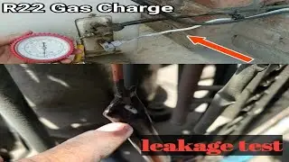 how to check leak in split Ac air conditioner systm|| gas leakage problem
