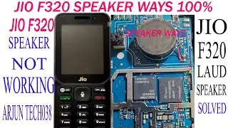 Jio F320 speaker solution Jio f320 speaker jumper ways jio phone F320B speaker not working speaker w