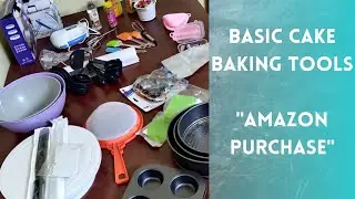Basic Tools for Cake Baking - Amazon Purchase
