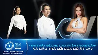 Gi&aacute;m khảo Vũ Thu Phương hỏi kh&oacute; Cao Thi&ecirc;n Trang 