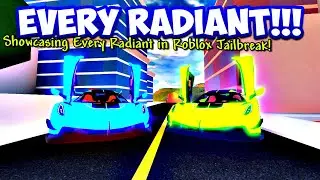 Every Radiant Color in Roblox Jailbreak (as of June 2023)!