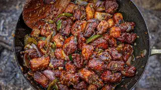 Fish Manchurian | King fish recipe | Beach Cooking | Outdoor cooking | Uchil's Kitchen
