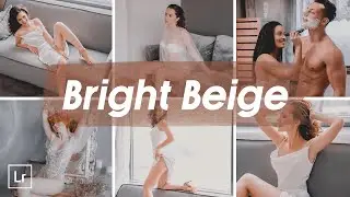Bright Beige Preset Instagram Feed Lightroom Mobile Free Presets - Rustic Wedding Tone - Sigma Fp L