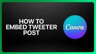 Как встроить публикацию из Twitter в конструктор сайтов Canva 2025! Учебное пособие