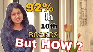 Scored 92% in Class 10 😱 | But HOW?! #boadrs #strategy #life #dream #yt #exam 