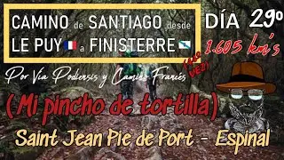 Camino de Santiago Día 29: Vía Podiensis y Camino Francés. Saint Jean Pie de Port a Espinal (31 km)