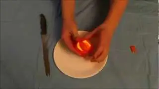 How to make a survival candle out of an orange