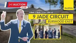 Живой аукцион по адресу: 9 Jade Circuit, Burwood East