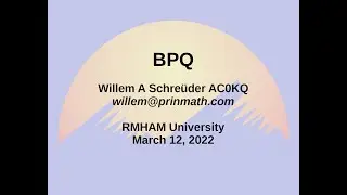 RMHAM U Tech Talk: Беспроводная передача данных &mdash; BPQ