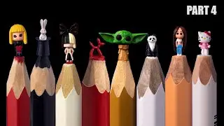 Best TikTok video about carving pencils DIY CRAFTS (Part 4)