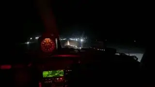Piper Cherokee Night Takeoff from KVPC