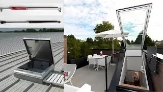 How to choose roof access hatch gas springs？Stainless steel gas springs and gas springs with sleeves
