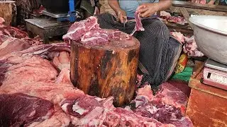 DrollInstrumental Meat Cutting Skills #meatshop  #meatsmoker #meatermade  #meatlovers   #beefpares