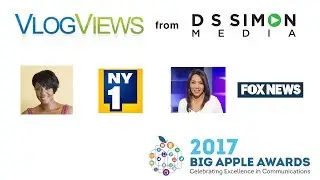 Arthel Neville and Cheryl Wills at The Big Apple Awards