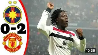 FCSB vs Manchester United (0-2) Extended HIGHLIGHTS  Europa League