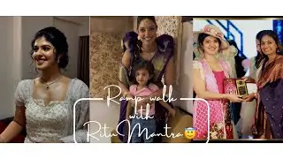 Ramp walk with Ritu 😇❤️ @RithuManthra #walk #trending #viral #video #model #design #clothing #style 