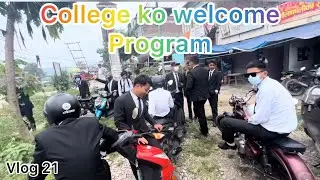 College Welcome Program Gone Extreme Fun with @mrhride7212 || #vlog #sahilkoirala