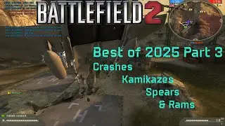 Battlefield 2 Best of 2025 Highlights Pt 3 - Crashes, Rams, and Kamikazes #battlefield #bf2 #gamers