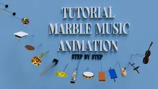 Marble Music Animation - FULL TUTORIAL