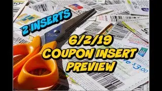 6/2/19 COUPON INSERT PREVIEW | 2 INSERTS | 🔥 COUPON UPDATE FOR 6/9!