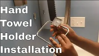 Bathroom Hand Towel Holder Installation