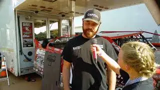 Riley interview World of Outlaws driver Tyler Bruening at Lavonia Speedway 2021