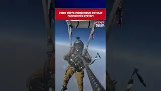 DRDO Successfully Tests Indigenously Developed Military Combat Parachute System| Watch #shorts