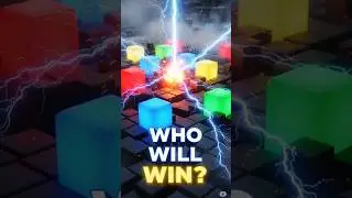 ⚔️ WAR OF COLORS! 🟥🟦🟨🟩 | Cube Soldiers Unleashed 💣🔥