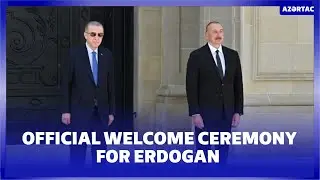 Official welcome ceremony was held for President of T&uuml;rkiye Recep Tayyip Erdogan