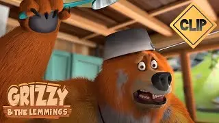 😱Grizzy vs. Invisible Lemmings🐻Grizzy & the Lemmings